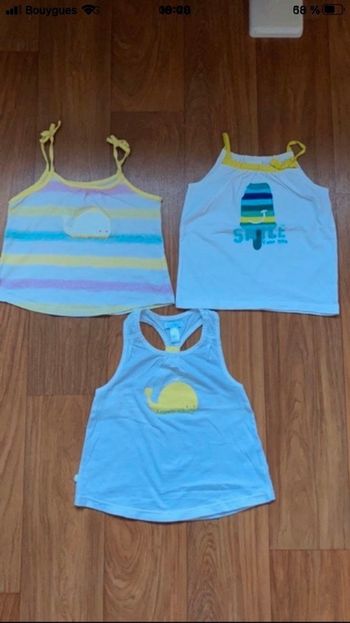 Lot 3 t-shirt Okaidi 3 ans