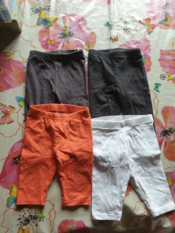 Lot de 4 leggings 12mois
