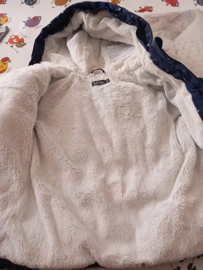Blouson fille très chaud taille 98cms(3 ans) - photo numéro 5