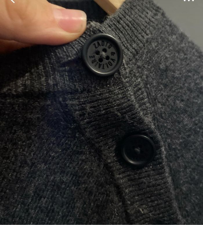 Pull zadig et voltaire gris - photo numéro 2