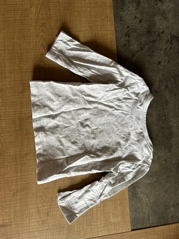 T-shirt manches longues bambi bébé fille, Disney, 6 mois - photo numéro 3