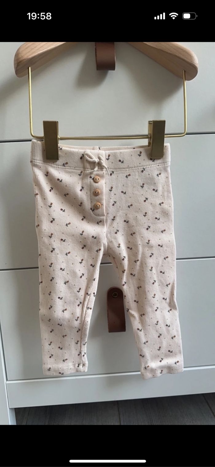 Lot de 2 leggings 9 mois - photo numéro 2
