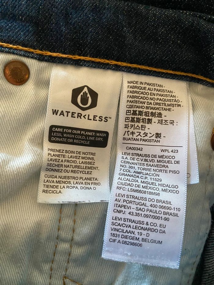 Jeans Levi’s 502 W30 L32 taille 40 bleu foncé - photo numéro 15