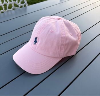 Casquette Ralph Lauren rose 
