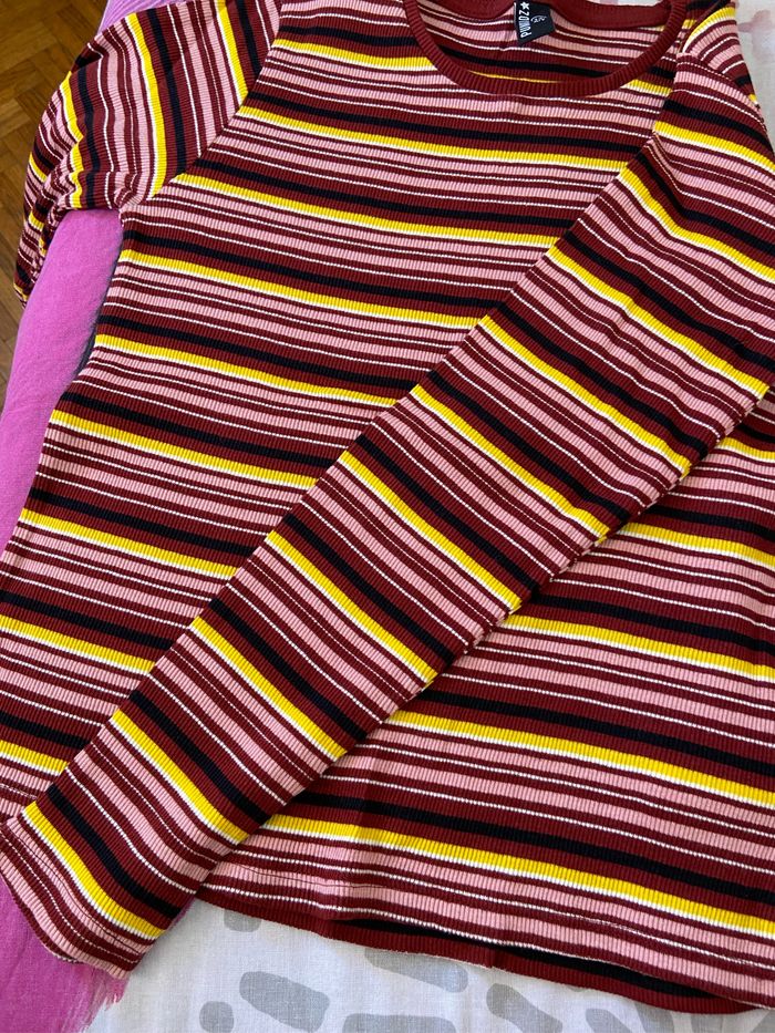 Pull hiver a rayure - photo numéro 4