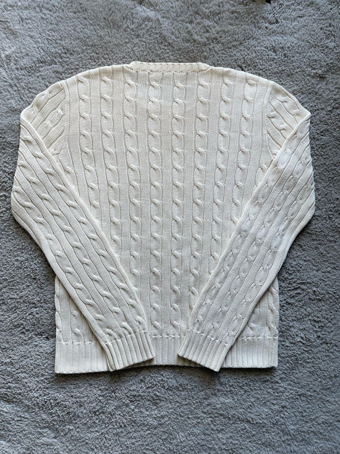 Pull torsadé col rond Ralph Lauren femme taille M - photo numéro 7