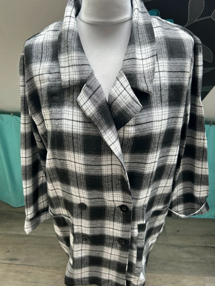 Veste chemise XL à carreaux - photo numéro 2