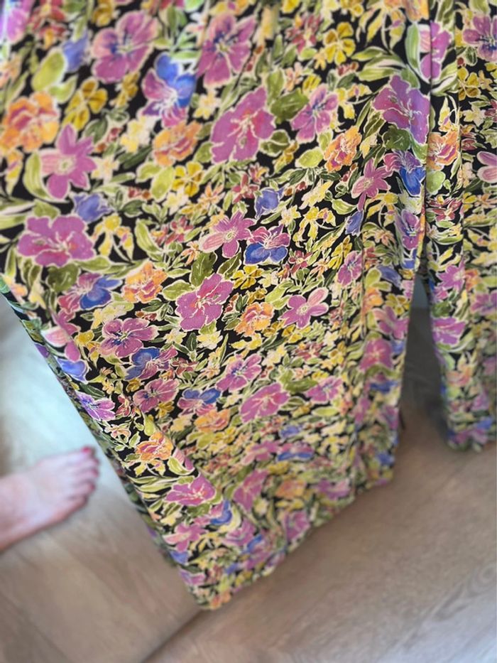 Combinaison large imprimé fleuri Zara taille XS - photo numéro 10