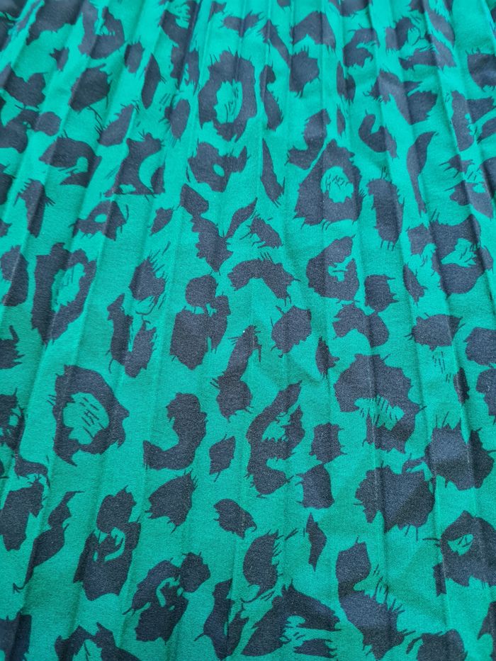Robe longue manche  taille L vert noir - photo numéro 4
