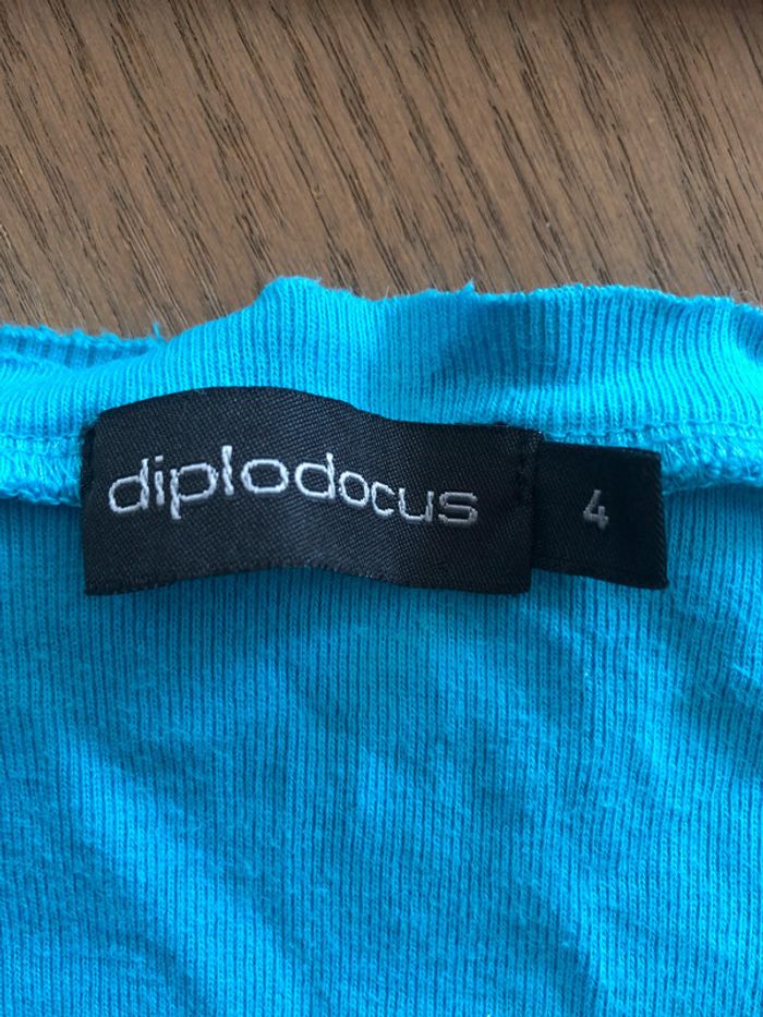 T-shirt turquoise Diplodocus 42 - photo numéro 4