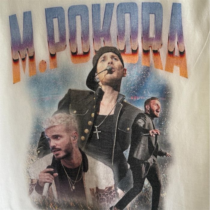 T-shirt manches courtes blanc Matt pokora m.pokora épicentre tour 2024/2025 taille 36 S - photo numéro 2