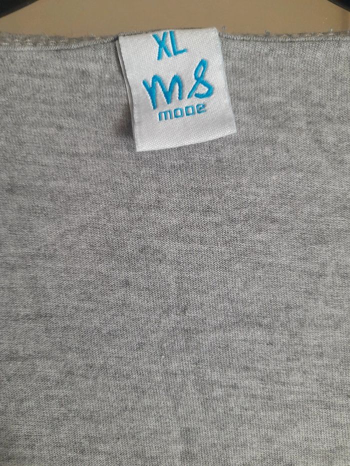 T-shirt ms mode gris 46/48 - photo numéro 2
