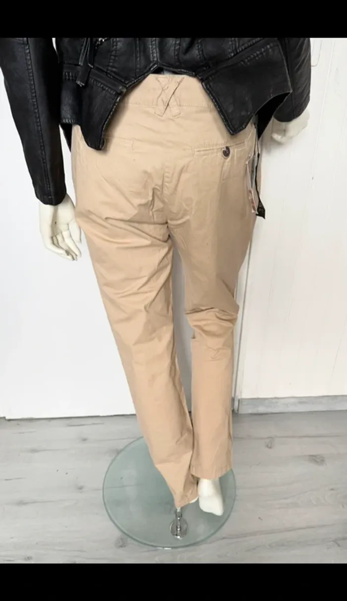 Pantalon chino ONLY femme – Taille 38/34 – beige – Neuf avec étiquette - photo numéro 10