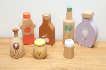Set de Condiments en Bois