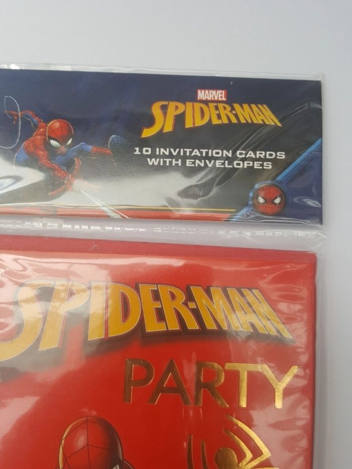 Carte d'invitation Spiderman - photo numéro 3