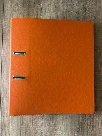 Classeur à levier orange