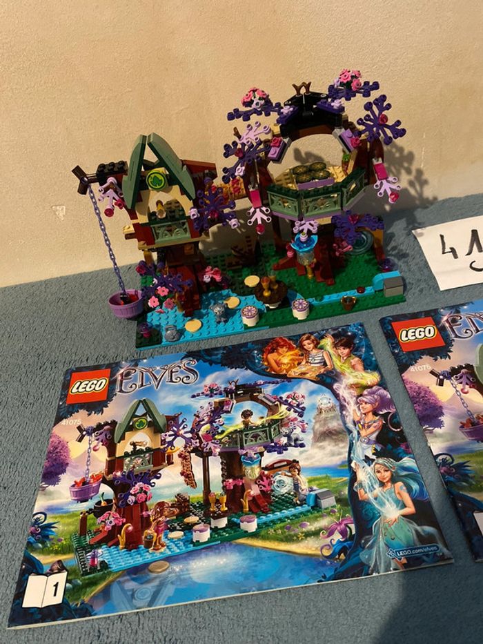 Lego elves 41075 The Elves' Treetop Hideaway complet en pièces sans figurine avec notices - photo numéro 2