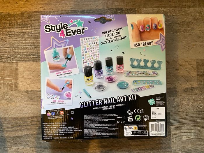 Kit de manucure « glitter nail art » - photo numéro 2