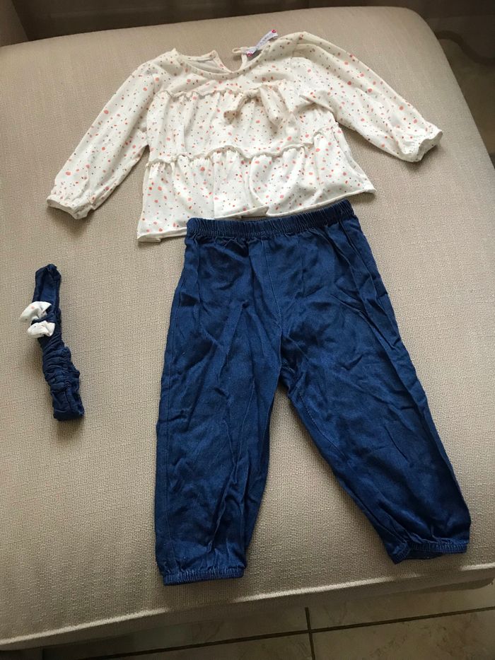 Ensemble fille 24 mois