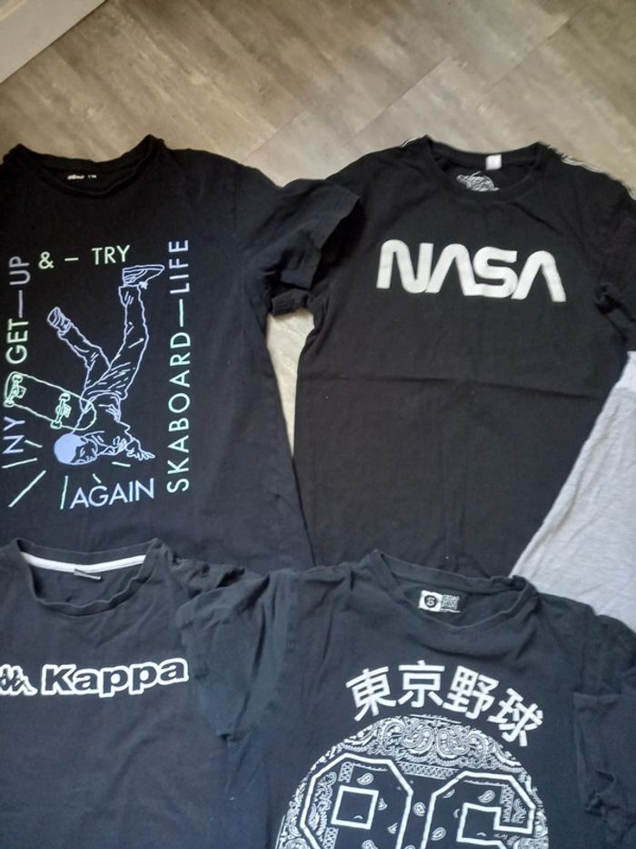 Lot de 9 tee-shirts 14 ans T.S - photo numéro 5