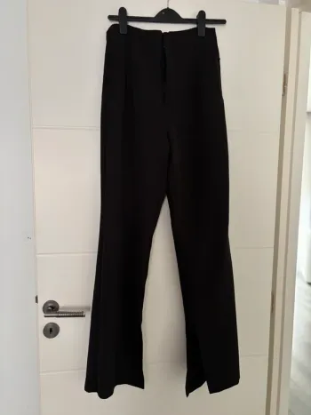Pantalons évasés avec taille haute