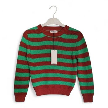 Pull rayé Aymara NEUF - 6 ans (116cm) - 100% Coton Pima