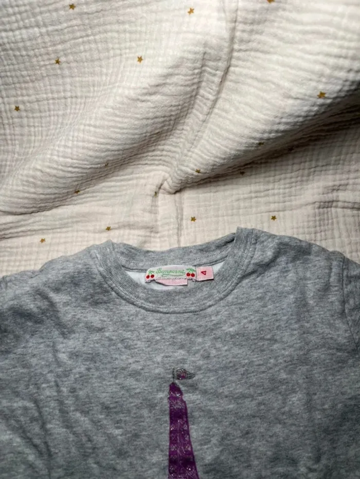 Lot de deux tee shirt Bonpoint 4 ans - photo numéro 7