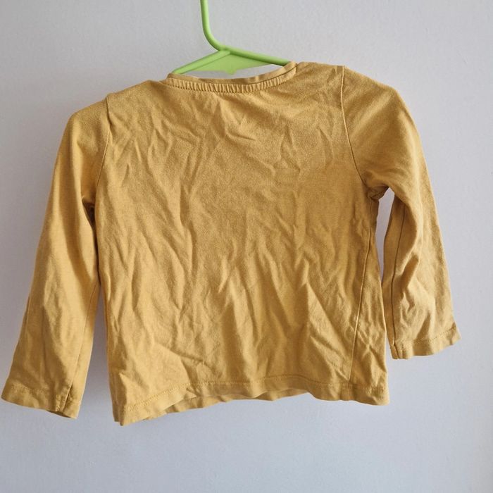 86 cm tee-shirt jaune moutarde club happy - photo numéro 4