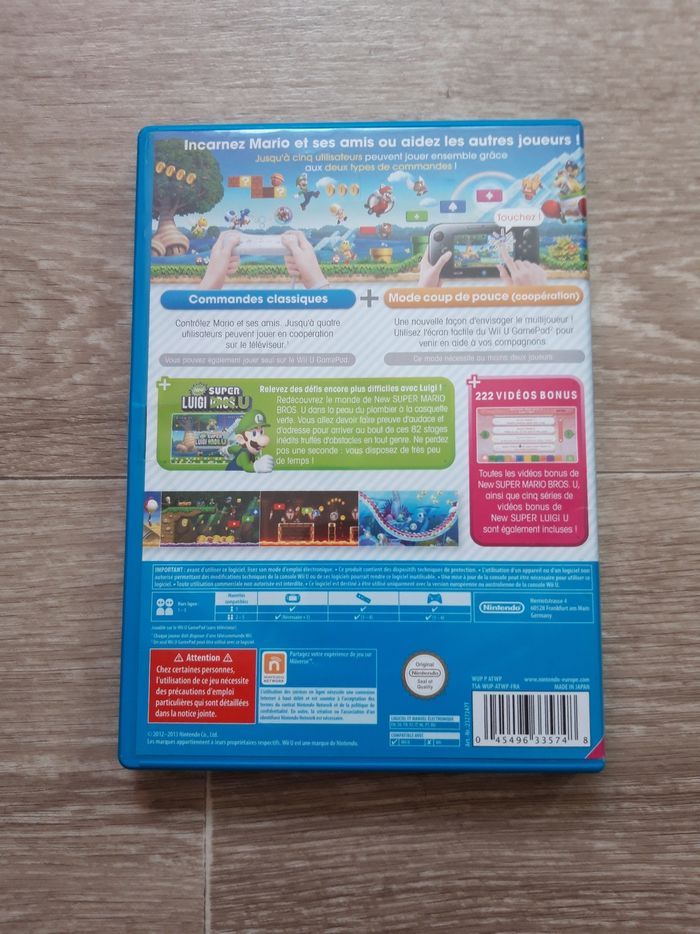 New super mario bros u jeu Nintendo Wii U - photo numéro 2