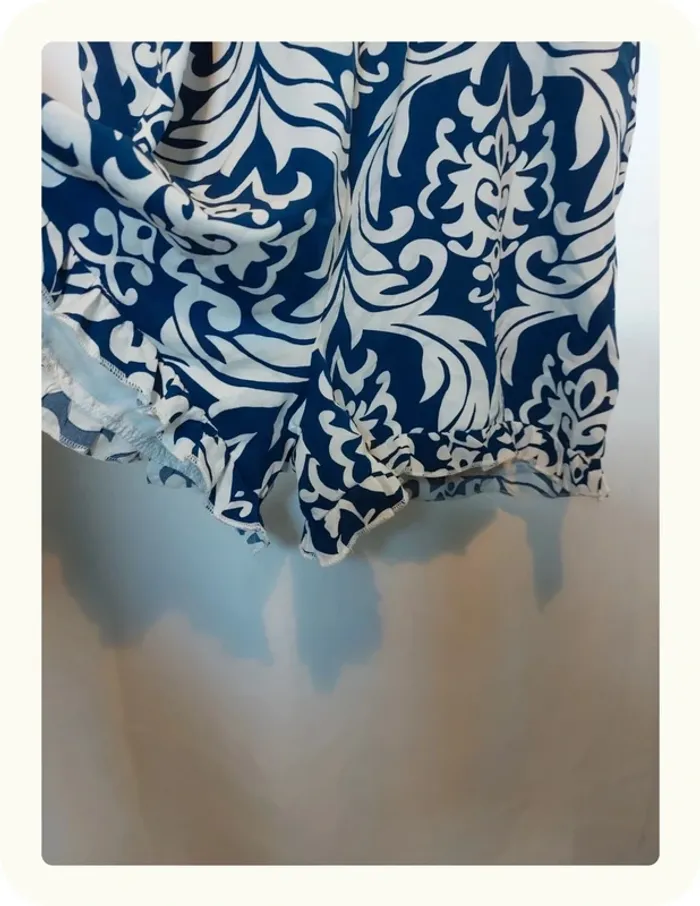 Combishort a motifs avec dentelle - photo numéro 3