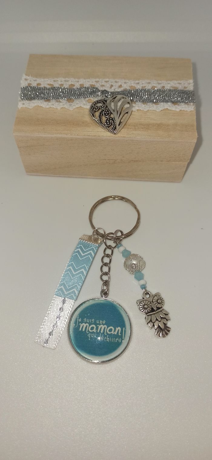 Porte clé maman " Maman qui déchire " - photo numéro 2