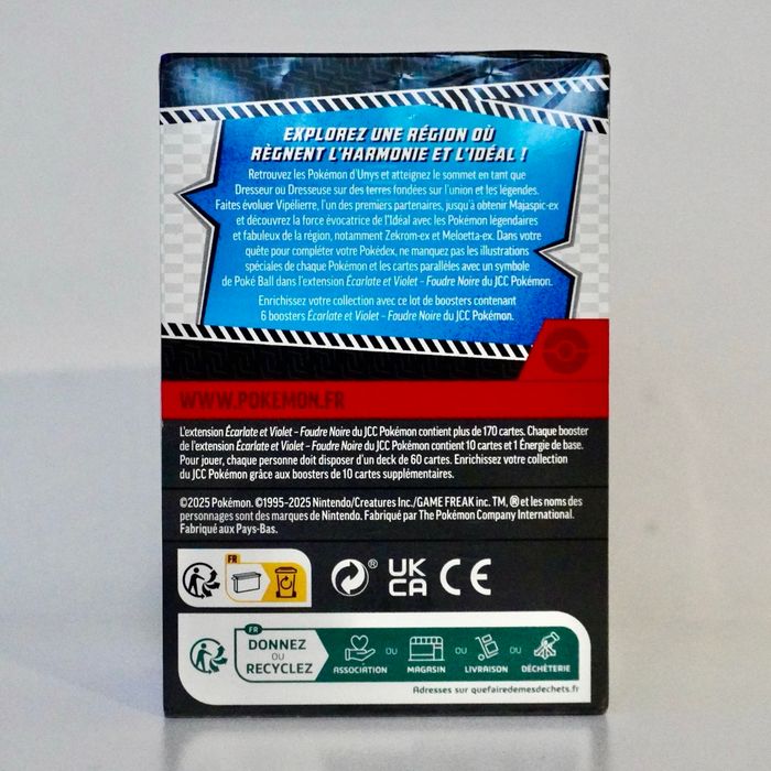 Pokémon - Bundle EV10.5 Foudre Noir FR Neuf et Scellé - photo numéro 2