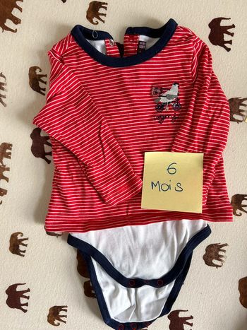 Body sous pull sergent major 6 mois