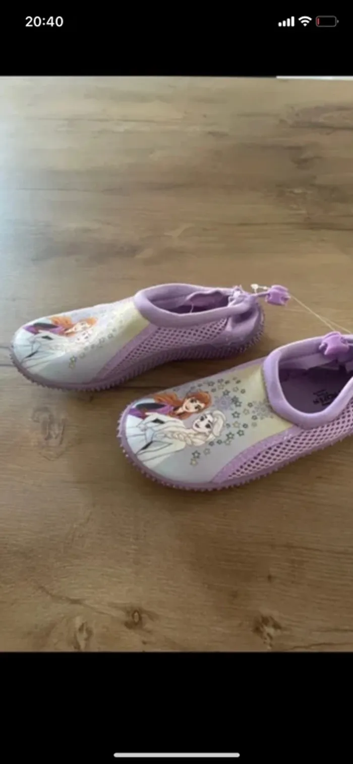 Chaussures de plage reine des neiges - photo numéro 3