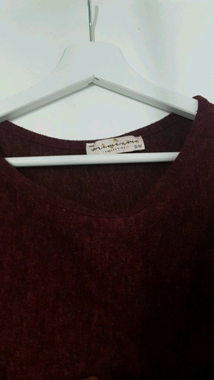 Pull bordeau - photo numéro 4