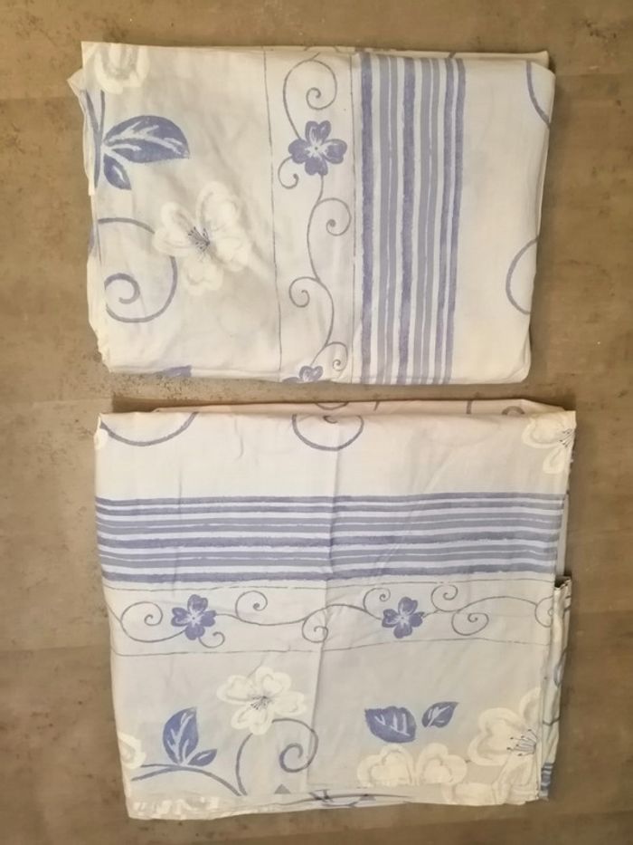 Housse de couette,drap housse, 2 taies pour lit 2 personnes