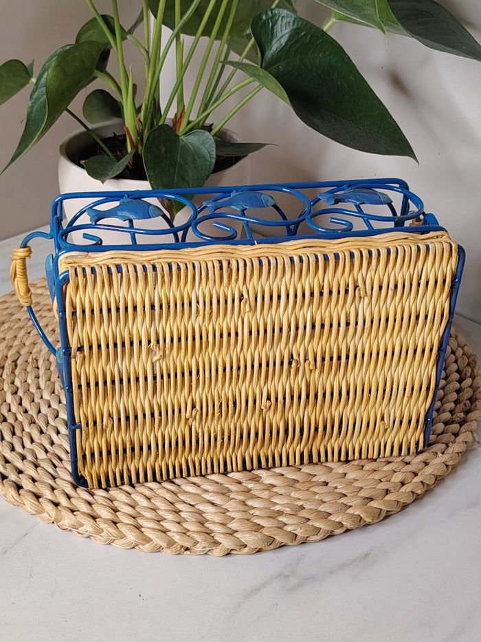 Panier vintage à 6 casiers - photo numéro 4