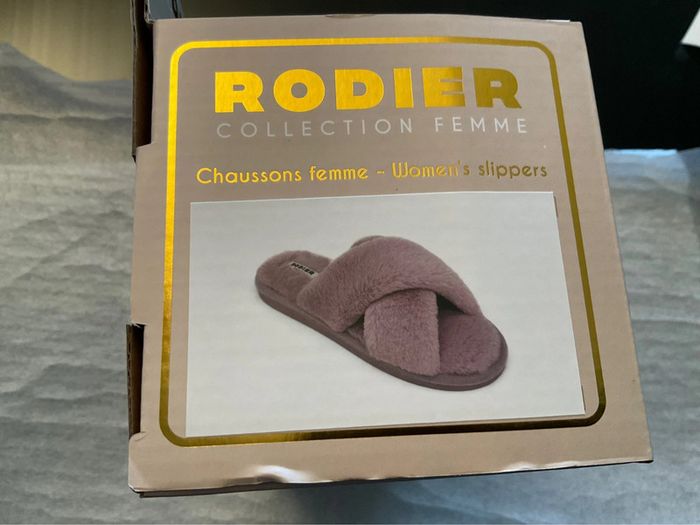 Chaussons rose Rodier neuf - photo numéro 9