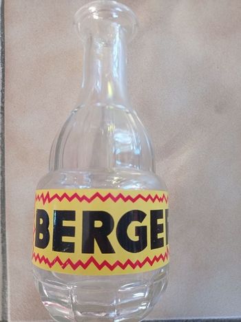 Carafe en verre "Berger" - Vintage