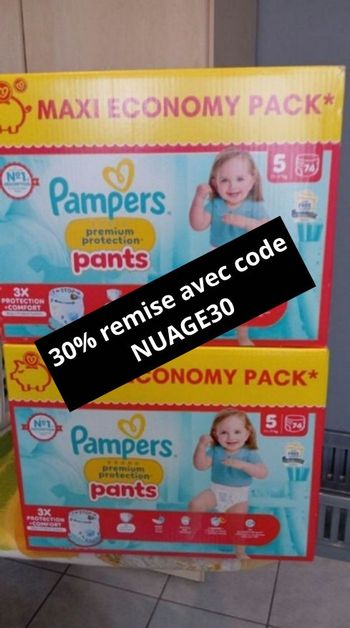 Le Maxi pack Pampers premium protection pants taille 5 neuf jamais ouvert 