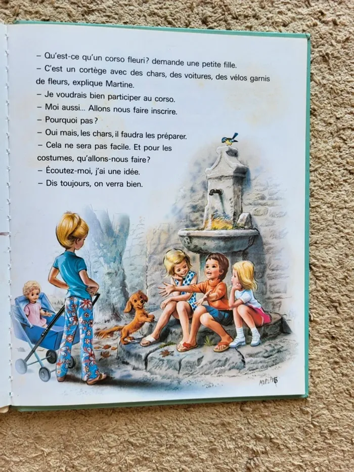 Livre enfant vintage "Martine à la fête des fleurs" de Gilbert Delahaye - photo numéro 6