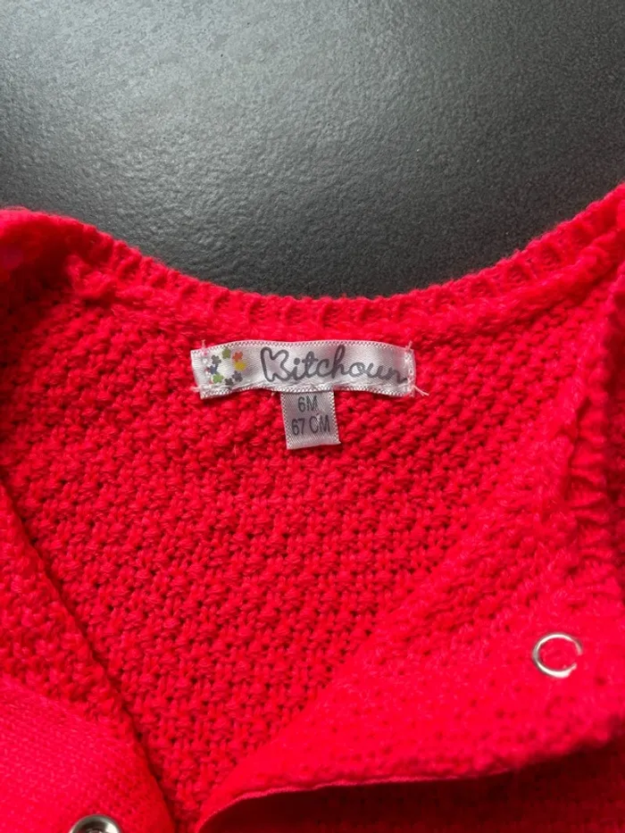 Gilet rouge orangé fluorescent - photo numéro 2