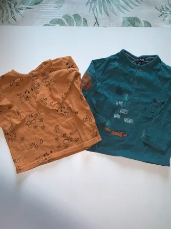 Lot de deux t-shirt 6 mois