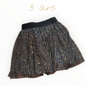 🖤 Jupe de fête à strass – 3 ans 🖤