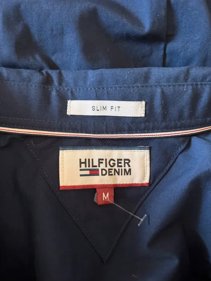 Chemise Tommy Hilfiger taille M bleu marine - photo numéro 9