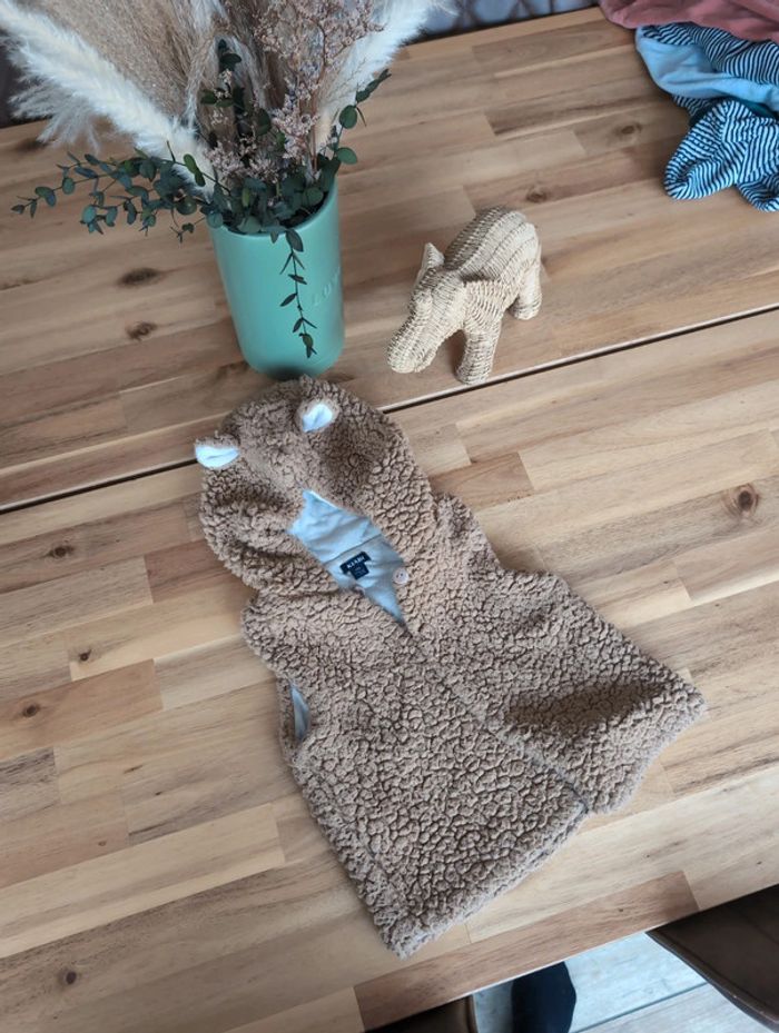 Gillet sans manches moumoute - photo numéro 2