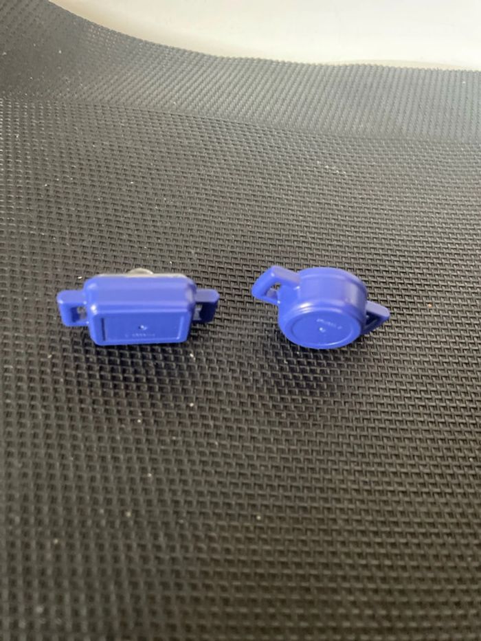 Playmobil lot 2 casseroles plats bleus dont 1 avec couvercle vaisselle maison cuisine - photo numéro 3