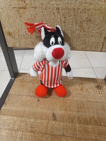 Peluche gros minet chat