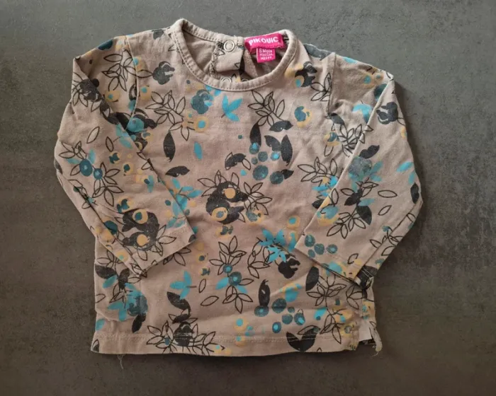 T-shirts ML,  Fille 6 mois - photo numéro 4