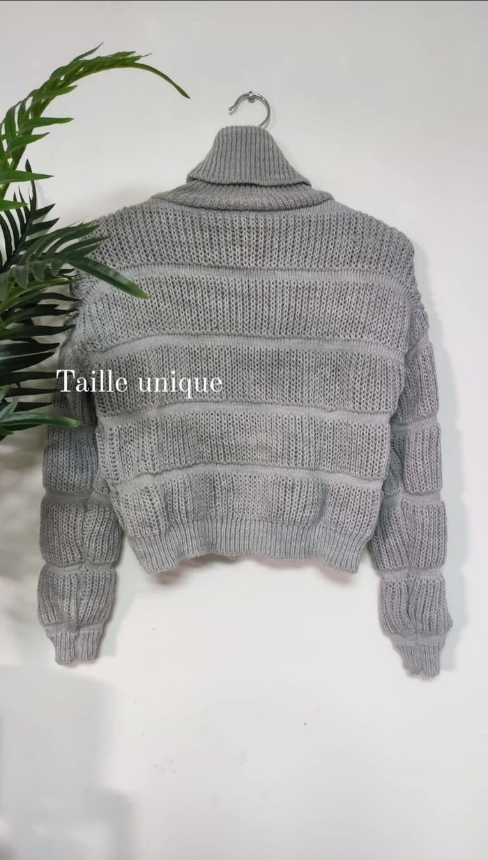Pull hiver en maille femme - photo numéro 3